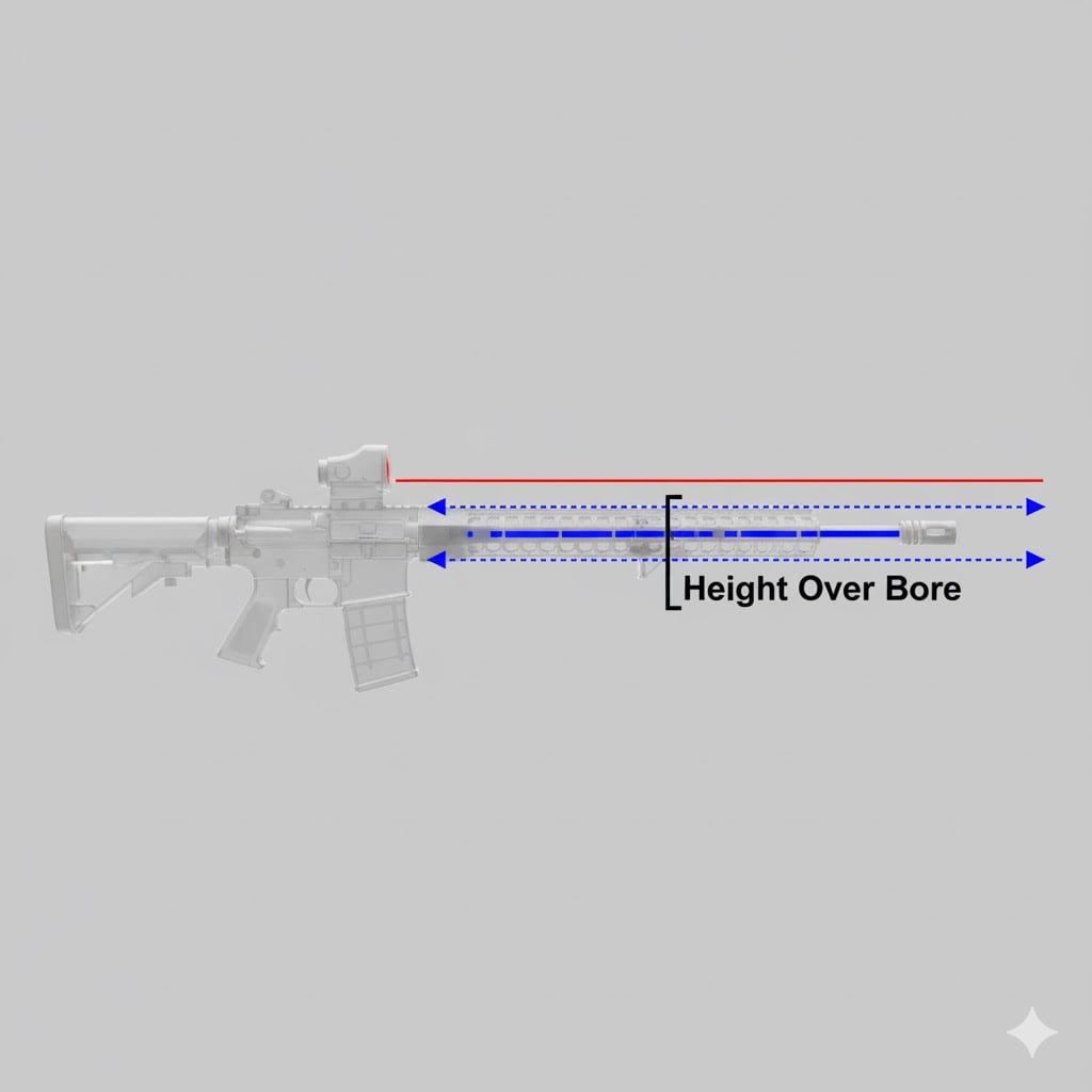 AR-15 Optic Height Over Bore Explained (1.54, 1.93, 2.26) hero image