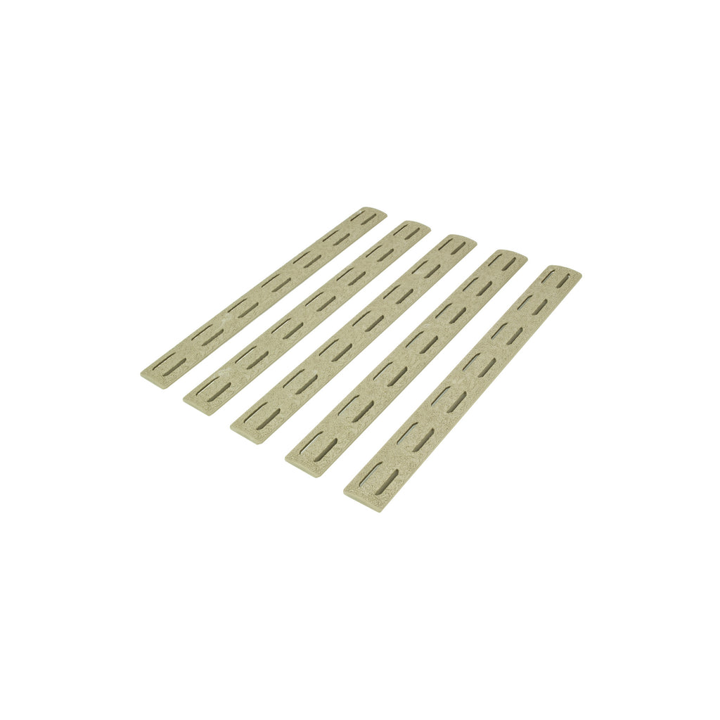 Bravo Company BCMGUNFIGHTER MCMR M-LOK Rail Panel Kit 5.5in FDE 5-Pack BCM-MCMR-RP-FDE-5