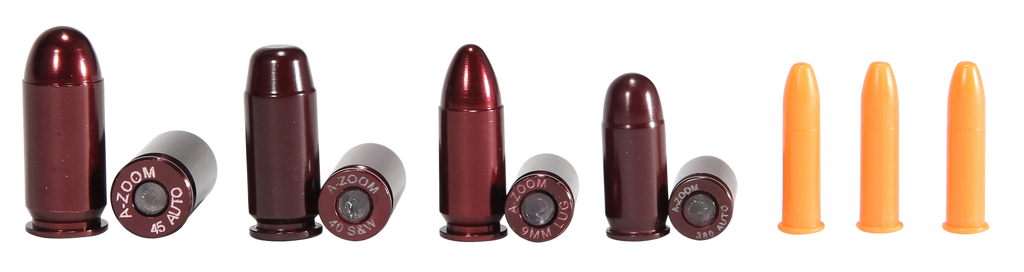 A-Zoom Snap Caps NRA Instructor Variety Pack 11-Round Aluminum Training Dummies