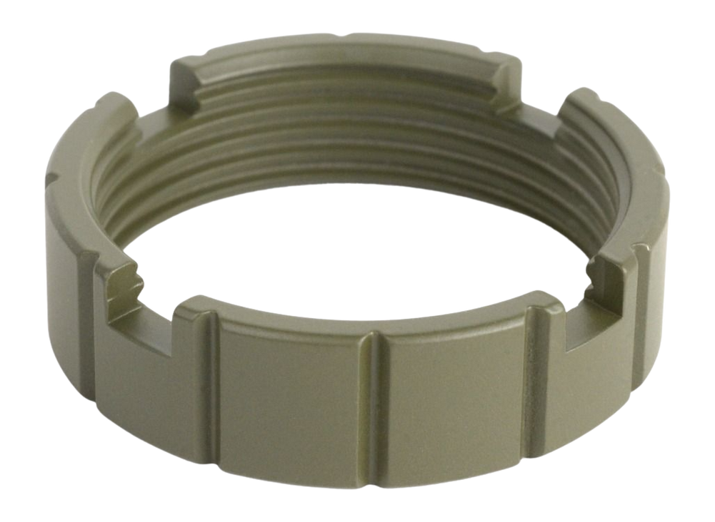 ARMASPEC ARM6521-ODG Self-Retention Castle Nut 7075 Aluminum OD Green AR-15/M4