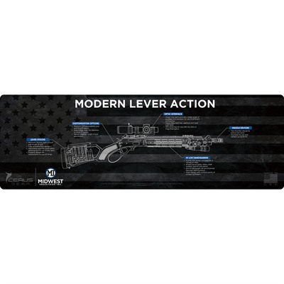 Midwest Industries Bench Mat Alpha Series 36x12 Black AR-15