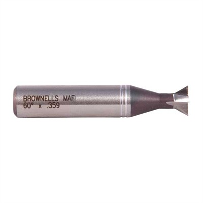 Brownells Cryo-Treated Dovetail Cutter 60° High-Speed Steel 0.29–0.33 in