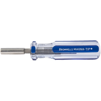 Brownells Magna-Tip Magnetic Law Enforcement Screwdriver Handle - Blue