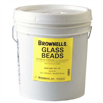 Brownells #270+ Glass Bead, 50 lb Sealed Pail
