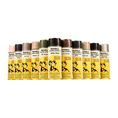 Brownells Aluma-Hyde II Matte Earth Brown 12 Oz Aerosol Finish Spray