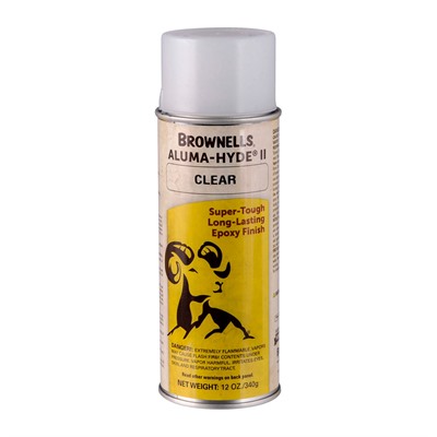 Brownells Aluma-Hyde II Matte Clear 12 oz Aerosol Spray Finish