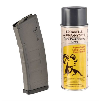 Brownells Aluma-Hyde II Matte Dark Parkerizing Gray 12 oz Aerosol Spray