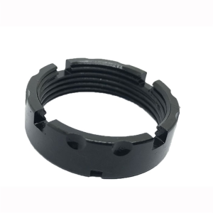 Forward Controls Design AR-15 Billet Castle Nut Black Anodized Aluminum