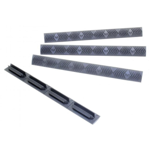 ERGO WedgeLok M-LOK Slot Cover Polymer Graphite Gray 4PK
