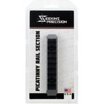 Seekins Precision 0010560081 M-LOK Picatinny Rail 9-Slot Black Hardcoat Anodized