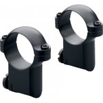 Leupold 170351 Ringmounts Scope Ring Set For Rifle Ruger M77 Medium 1" Tube Matte Black Steel