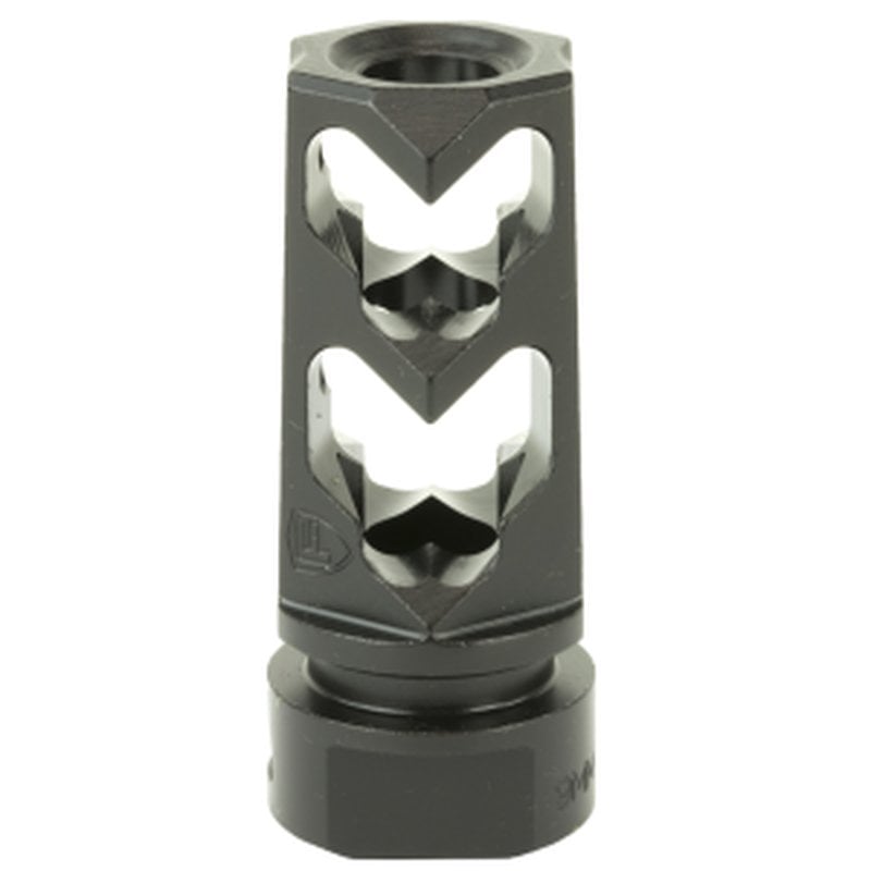 Fortis Manufacturing 9mm Muzzle Brake 1/2x36 Black Finish 9MM-MB-BLK-36