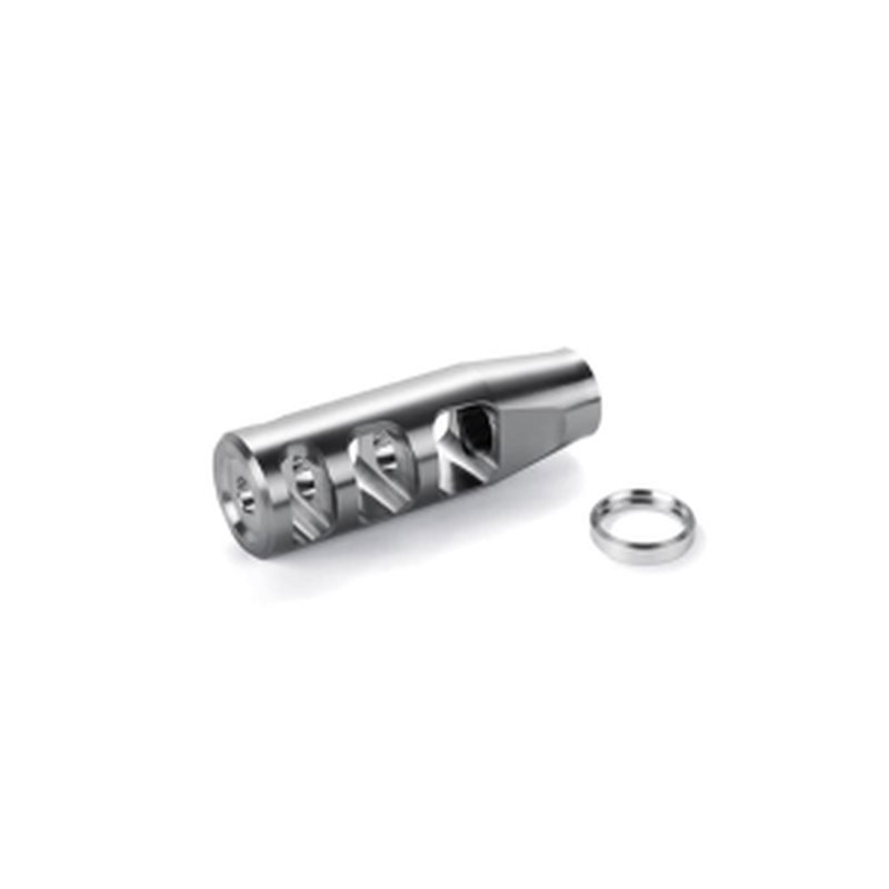 3-Port Compensator 22 Caliber 1/2-28 Steel Black