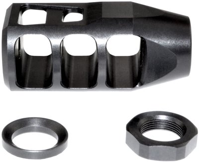 Kexuan Shark Muzzle Brake for .450 Bushmaster, 11/16x24