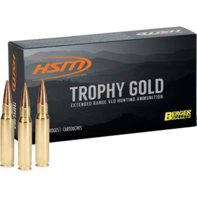 HSM Trophy Gold BER270130VLD 270 Win 130 Grain VLD Match Ammo