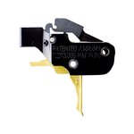 American Trigger Corp. AR Gold Adjustable AR-10 Two Stage Trigger Flat
