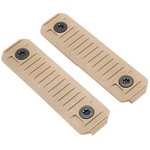 Strike Industries AR-CM-Cover-L FDE M-LOK Cable Management Cover Long 3.14 in