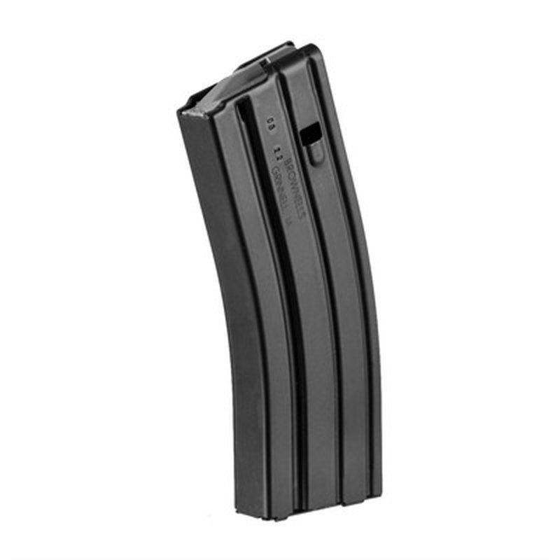 Brownells Aluminum AR-15 Magazine 30-Round 5.56 NATO Aluminum Finish