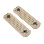 Strike Industries Cable Management M-LOK Rail Cover Long FDE 2-Pack