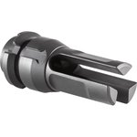 Dead Air DA305 KeyMo Flash Hider for SCAR 17, 5/8"-24 Threads, Black Nitride (4140 HT Alloy Steel), 2.70" OAL, 30 Cal