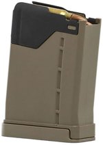 Lancer L5AWM Gen2 .223/5.56 5-Round AR Magazine Flat Dark Earth (FDE) L5L-G2-5-10-FDE