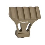 Warne 45 Degree Offset Picatinny Side Mount Adapter for Red Dot, Dark Earth