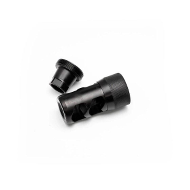 Area 419 Hellfire 2P Self Timing Muzzle Brake w/ Adapter 223/6mm 1/2-28