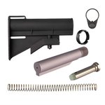 Brownells Two-Position Buttstock Kit for AR-15 Black Collapsible