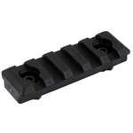 Midwest Industries 5-Slot M-LOK Picatinny Rail Section (Polymer Black)