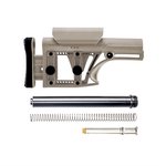 Luth-AR MBA-1 FDE Adjustable Buttstock with 223/5.56 Buffer Assembly for AR-15