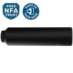 6IX DT 6.5mm/30 Caliber Direct Thread Suppressor Black