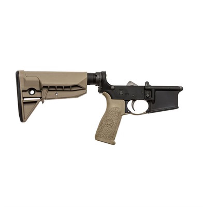 AR-15 Complete Lower Receiver with BCMGUNFIGHTER SOPMOD Stock