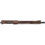 Aero Precision AR-15 M4E1 Upper Receiver Assembly 5.56x45mm NATO 16" Barrel Atlas S-One M-LOK Handguard without Bolt Carrier Group or Charging Handle Anodized Kodiak Brown