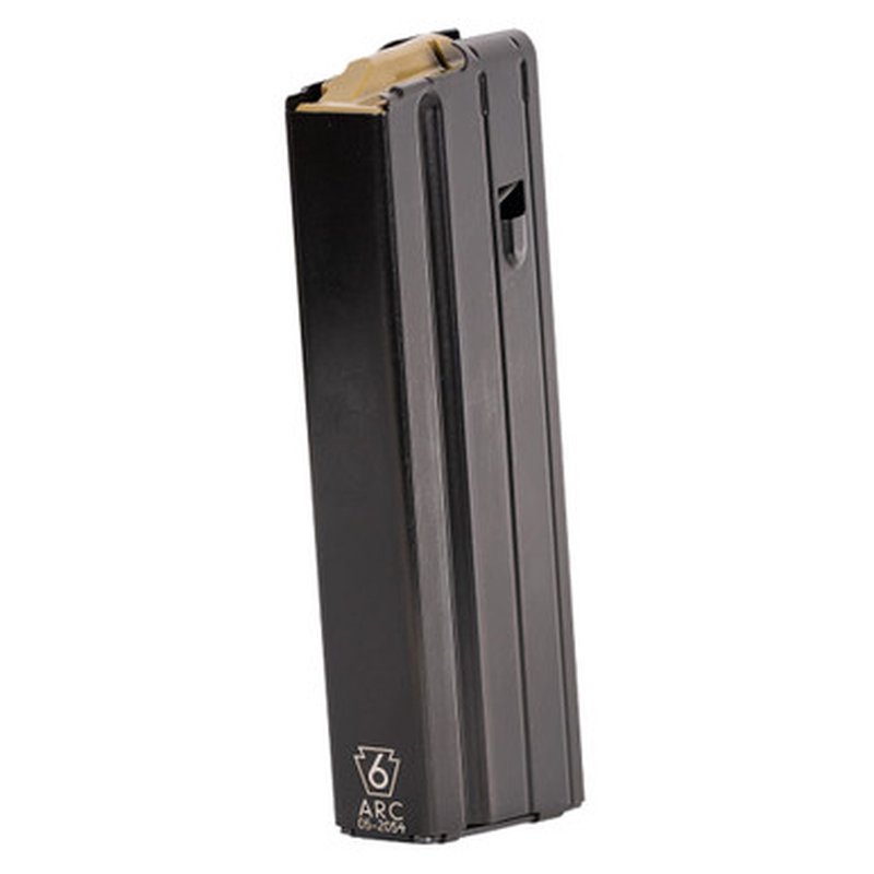 Geissele Automatics Geissele GFR Magazine 6mm ARC 20rd Stainless Steel Black 05-2054