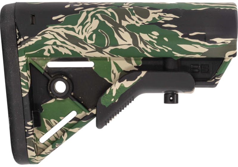B5 Systems Bravo Stock P23 P-Grip + M-LOK Vertical Foregrip Kit AR-15 Tiger Stripe