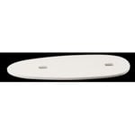 100 Straight Stock Spacer 1/8" Thick White Polymer