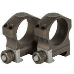 Nightforce X-Treme Duty Ultralite 4 Hole Picatinny 30mm Scope Rings Dark Earth Medium