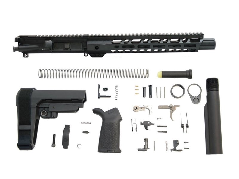 Palmetto State Armory 10.5in 5.56 NATO Nitride 1:7 12in M-LOK AR-15 Pistol Kit