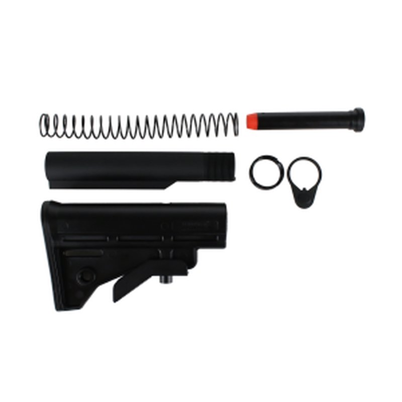 BCA Branded 6 Position Retractable MilSpec AR-15 Rifle Stock Kit