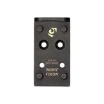 Night Fision Glock MOS DeltaPoint Pro Adapter Plate Black 17-4 Stainless