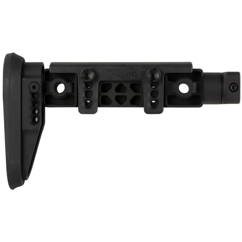 Midwest Industries Alpha Series Fixed Beam Stock 1913 Picatinny Rear Interface Adjustable Cheek Pad