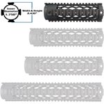Yankee Hill 9630DX Diamond Series Forearm 7.3" AR-15 Aluminum Black