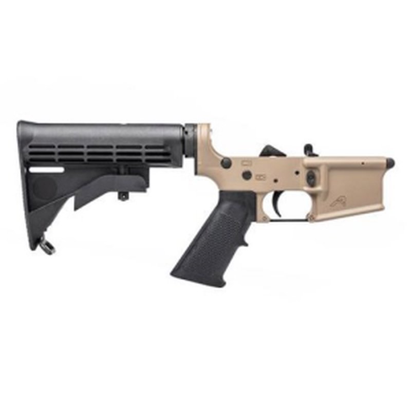 Aero Precision AR Complete Lower Receiver with A2 Grip, FDE Cerakote