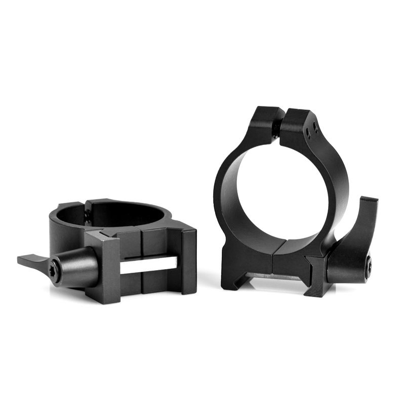 213LM Warne 30mm, QD, Low Matte Rings