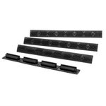 Ergo Grip WedgeLok M-LOK Rail Cover Set Low Profile Grip Texture Black 4-Pack