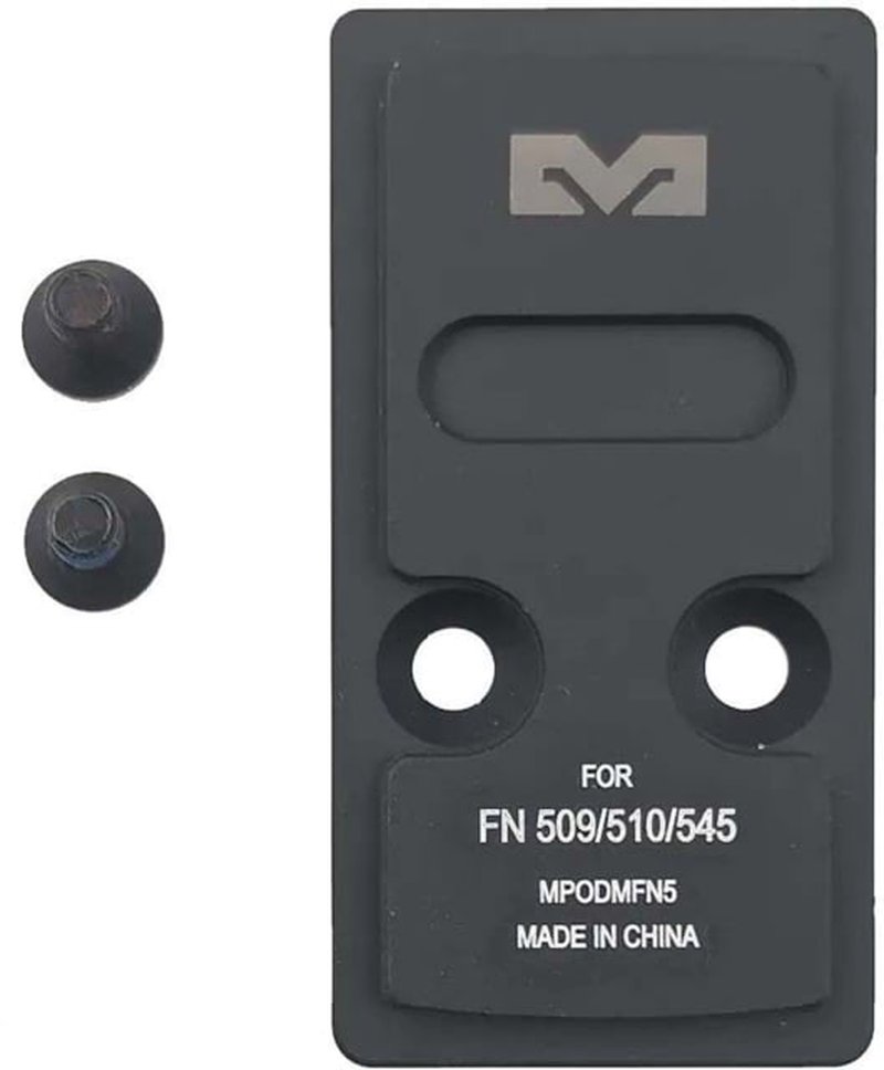 Meprolight MPO PRO-F Adapter Plate (CNC 6061-T6 Aluminum, Matte Black Anodize)