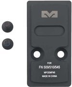 Meprolight MPO PRO-F Adapter Plate (CNC 6061-T6 Aluminum, Matte Black Anodize)