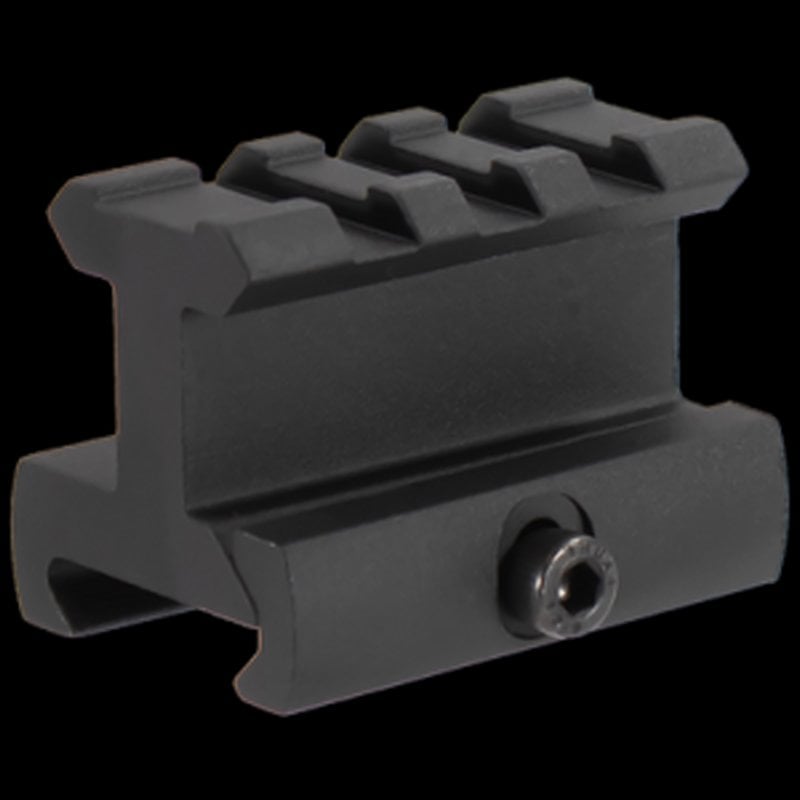 Aim Sports Profile Riser Mount ML111 Picatinny/Weaver 1.0in Height, Black Anodized