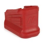 ZEV Glock Basepad +5 for 9mm/.40 S&W Red (17rd Compatible)