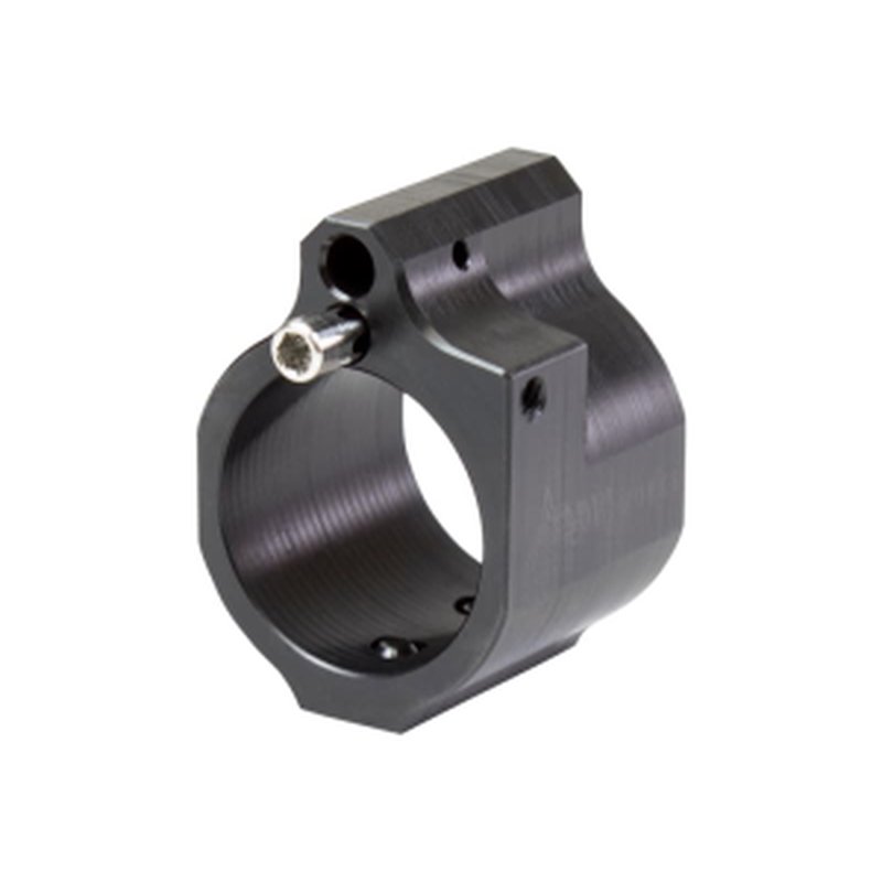 Odin Works GBADJ875 Gas Block Low Profile .875" Black Nitride Carbon Steel, Adjustable